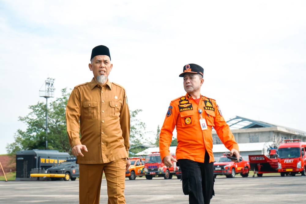 Apel Kesiapsiagaan Karhutla Nasional Tahun 2025, Wako H Paisal Siap Bersinergi Lakukan Mitigasi Karhutla di Bumi Lancang Kuning