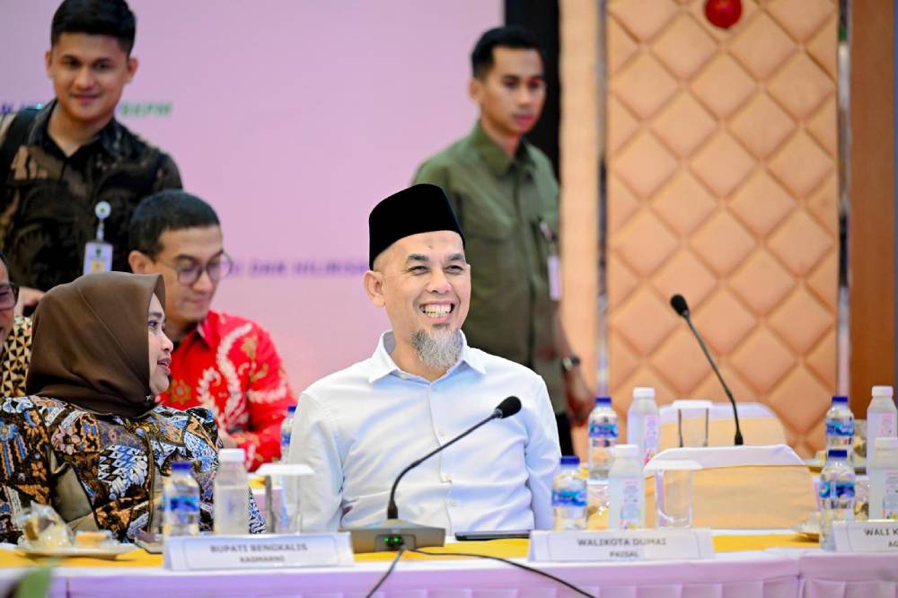 Paparkan Rencana Pembangunan Di Hadapan Menteri Bappenas, Wako Paisal: Kalau Dari Pemerintah Pusat, Provinsi, Kota Bekerjasama, Kita Yakin Kontribusi Dumai Akan Semakin Menyala 