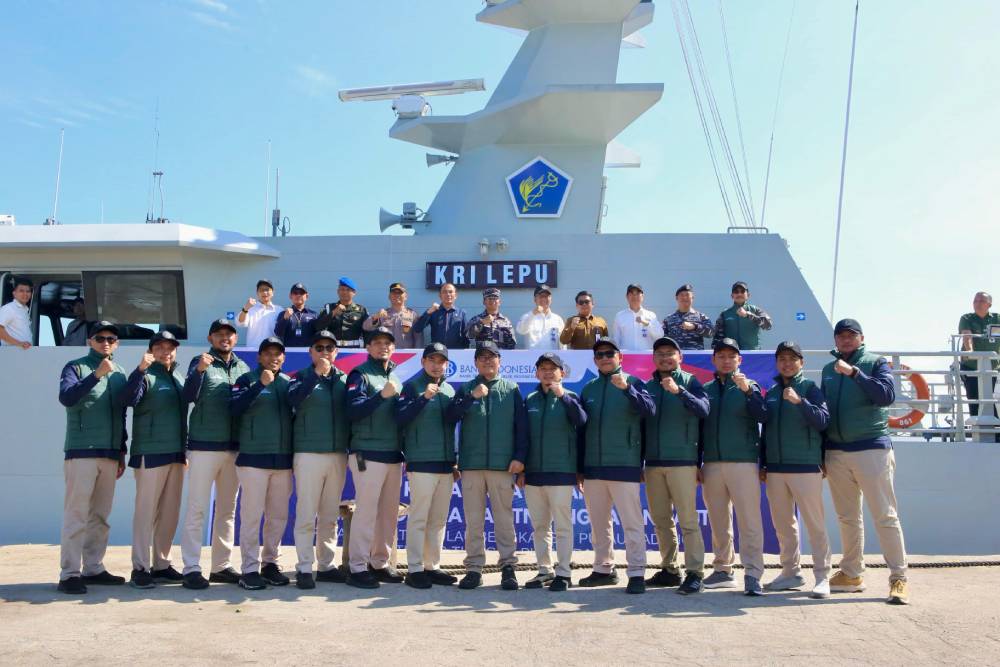 Ekspedisi Rupiah Berdaulat Resmi Berlayar Dengan KRI Lepu, Pemerintah Kota Dukung Penuh Dan Harapkan Penguatan Rupiah Di Daerah Terluar