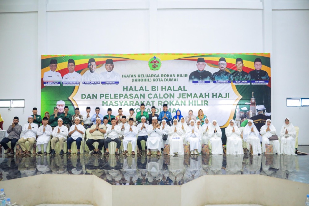 IKROHIL Dumai Gelar Halal bi Halal dan Pelepasan CJH, Wako H Paisal Titip Doa Agar Dumai Rohil Jadi Negeri Penuh Keberkahan