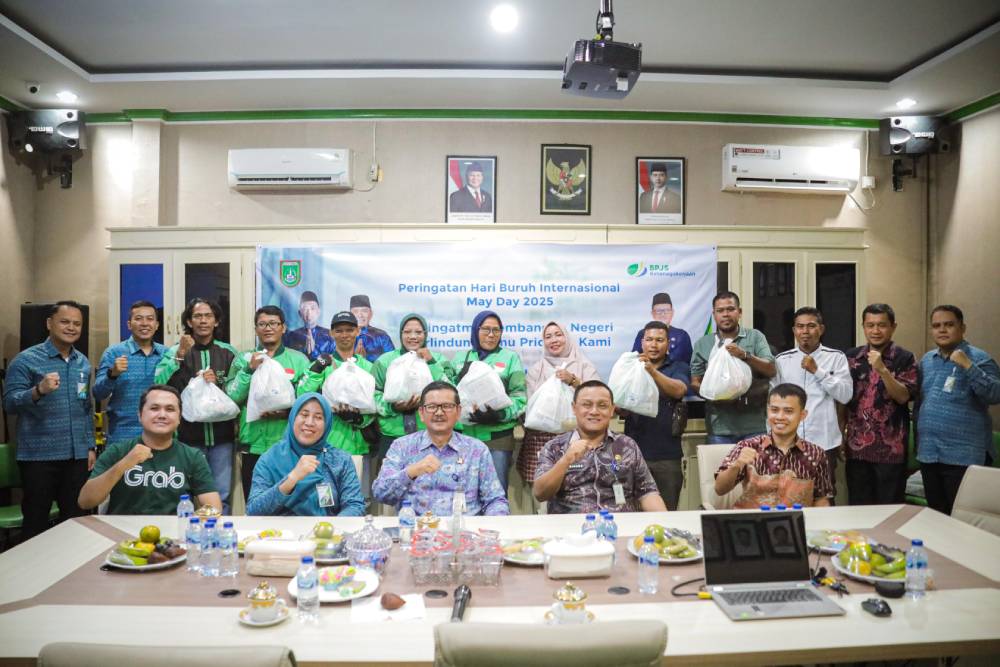 Peringati Hari Buruh Internasional 'May Day' 2025, Sekda Apresiasi BPJS Ketenagakerjaan Atas Khidmat Perlindungan Bagi Pekerja di Kota Dumai