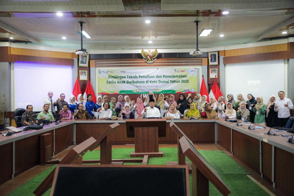 Bimtek Cerita Anak Dwibahasa: Upaya Kota Dumai Lestarikan Bahasa Melayu dan Tingkatkan Minat Membaca