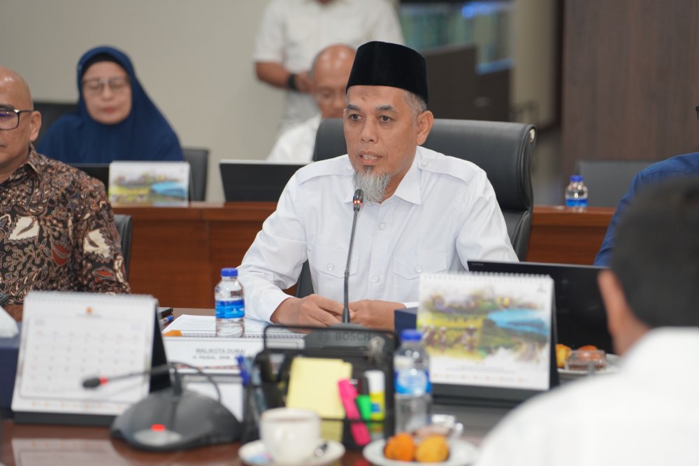 Paparkan Rencana Infrastruktur Di Hadapan Wakil Menteri PU, Wako Paisal: Pemerataan Infrastruktur Ini Guna Menunjang Pertumbuhan Ekonomi Yang Prima 