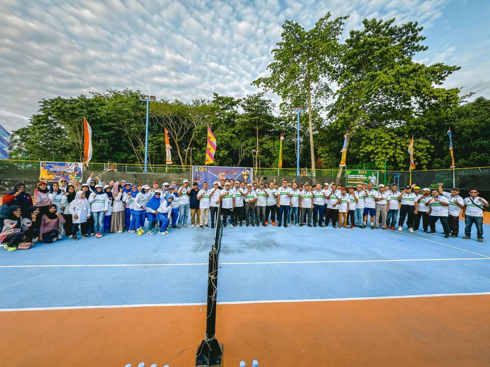 Kejurkot Tenis Dumai 2025 Resmi Dimulai, Wakil Wali Kota Tekankan Pentingnya Pembinaan Atlet