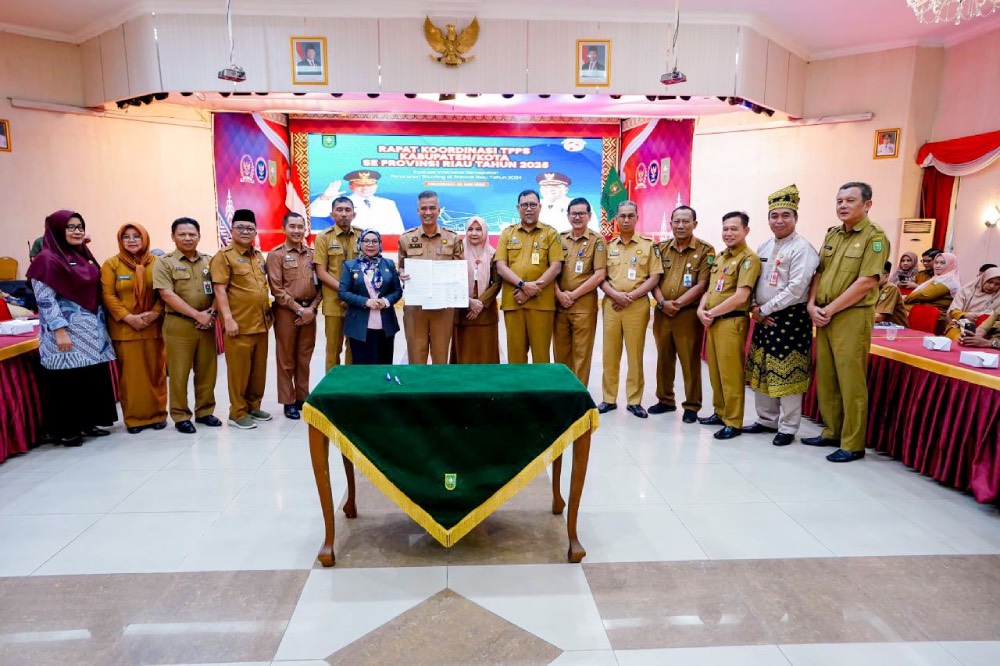 Hadiri Rapat TPPS Kabupaten/Kota se Provinsi Riau, Sekdako Sampaikan Komitmen Pemko Dumai Dalam Wujudkan Zero Stunting