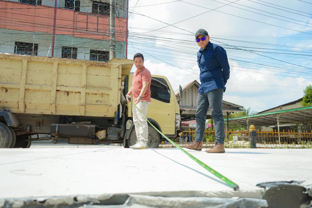 Pemko Dumai Percepat Perbaikan Jalan Pangeran Diponegoro Dan Ahmad Yani, Fokus Pada Kelancaran Aktifitas Dan Mobilitas Masyarakat