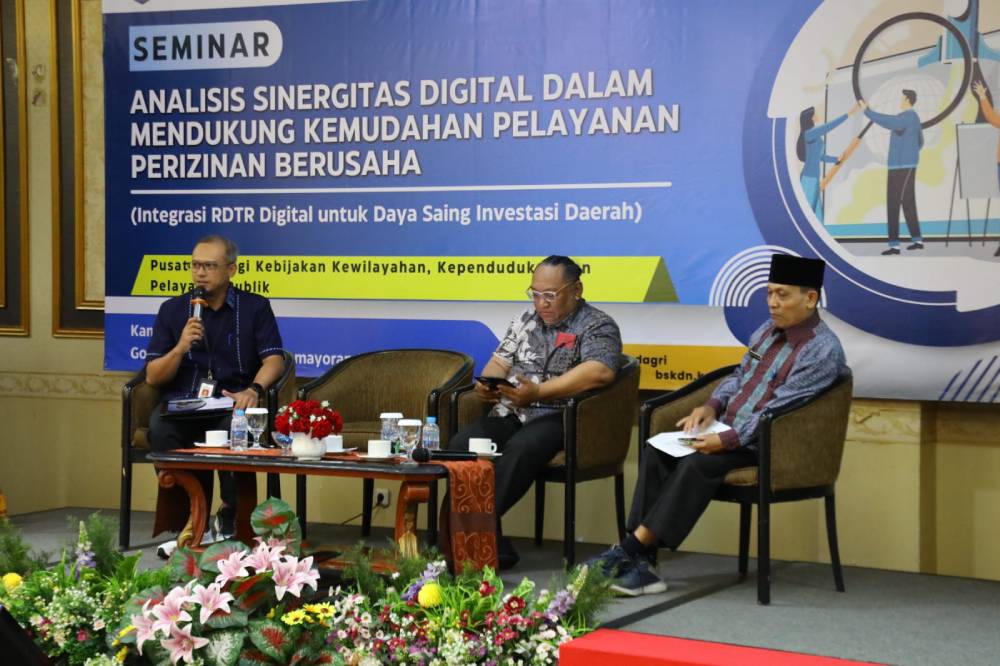 Berkesempatan Menjadi Narasumber Di Kemendagri, Kepala Dispertaru Paparkan Secara Rinci Tentang RDTR Digital Terhadap Peningkatan Investasi Daerah