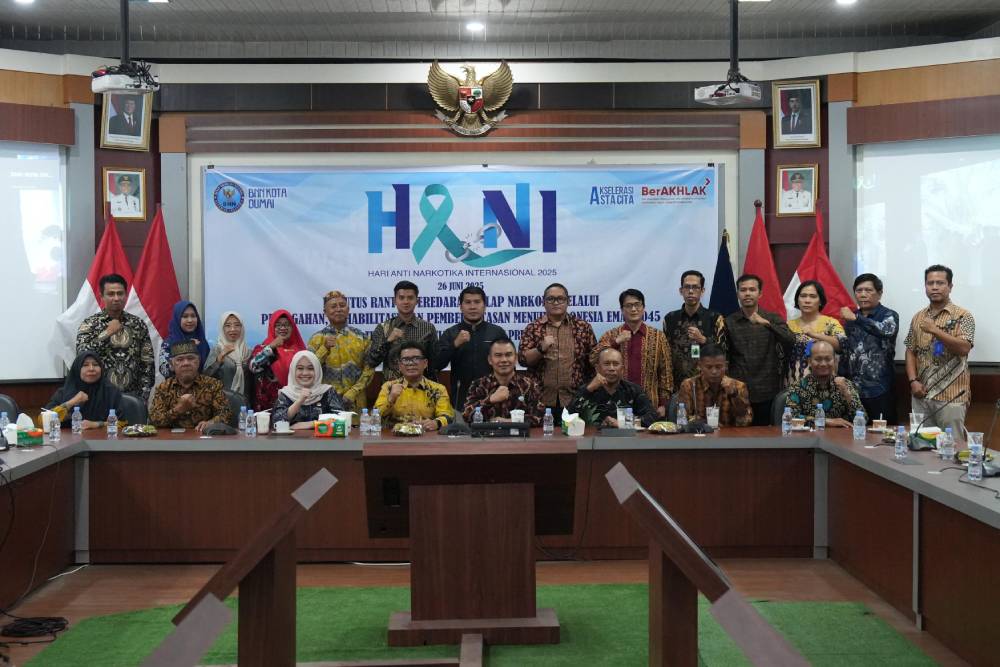 Puncak Peringatan Hari Anti Narkotika Nasional 2025, Pemko Dumai Sampaikan Apresiasi Sekaligus Dukung Komitmen Berantas Narkoba