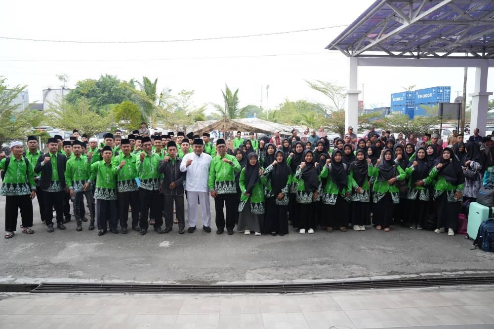 Pelepasan Kafilah MTQ Kota Dumai Menuju Kabupaten Bengkalis, Wawako Sugiyarto: Iringi Langkah Dengan Do'a, Optimisme Dan Tekad Yang Kuat