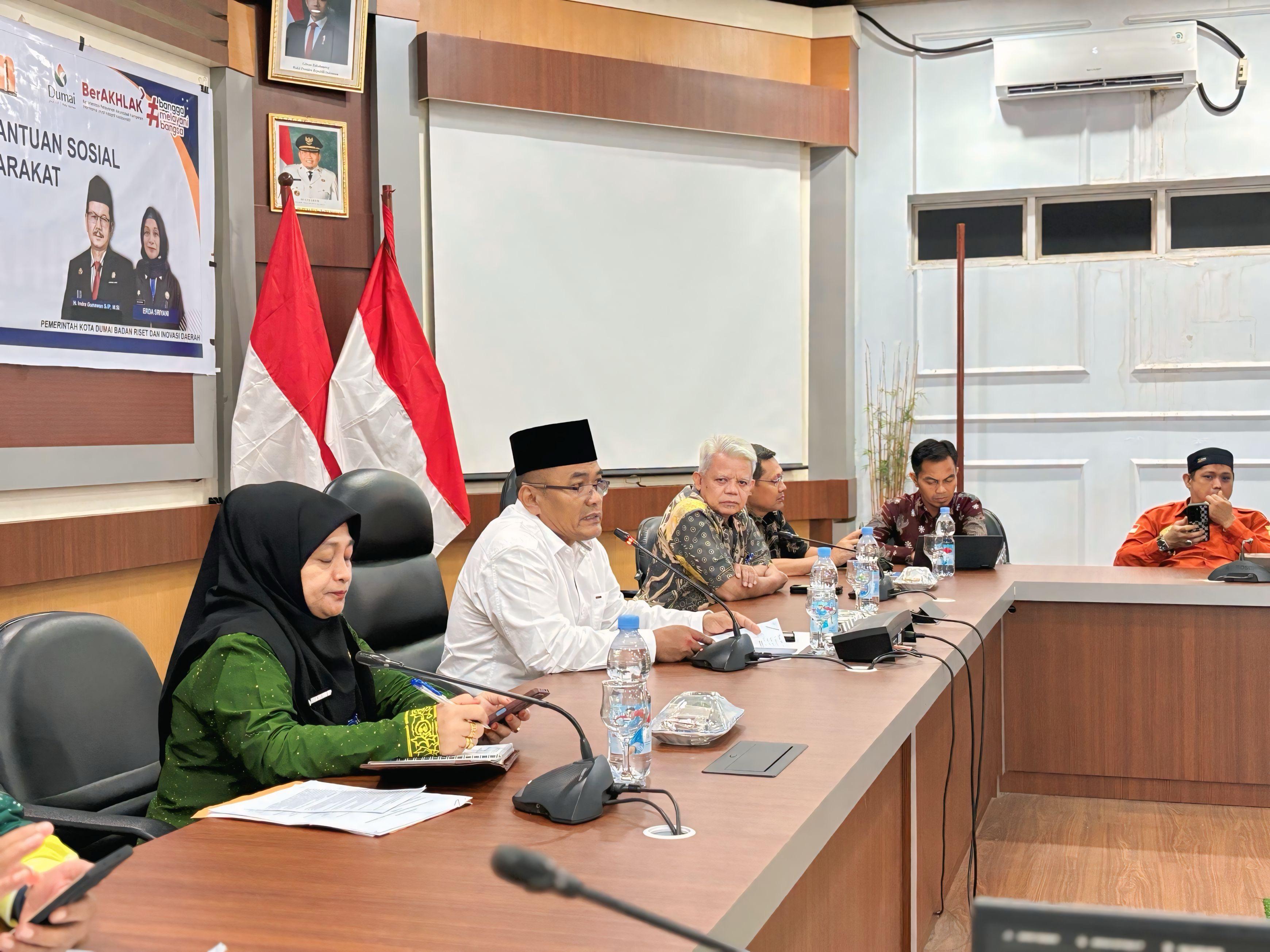 Targetkan Hasil Optimal, BRIDA Kota Dumai Susun Kajian Efektifitas Bentuk Sosial, Wawako Dumai Resmi Buka dan Beri Dukungan