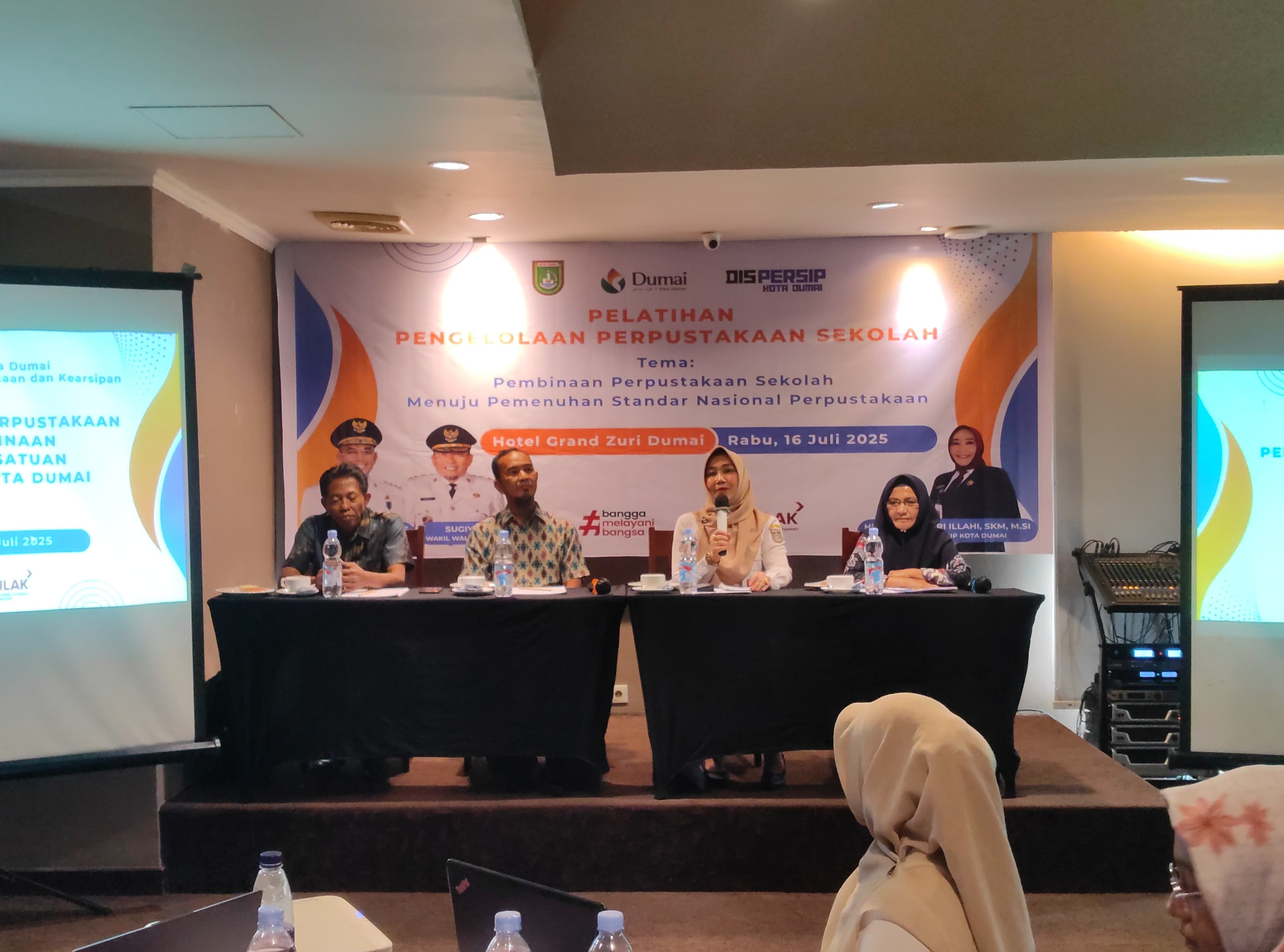 Dispersip Dumai Gelar Pelatihan Pengelolaan Perpustakaan Sekolah, Pembinaan Perpustakaan Sekolah Menuju Pemenuhan Standar Nasional Perpustakaan