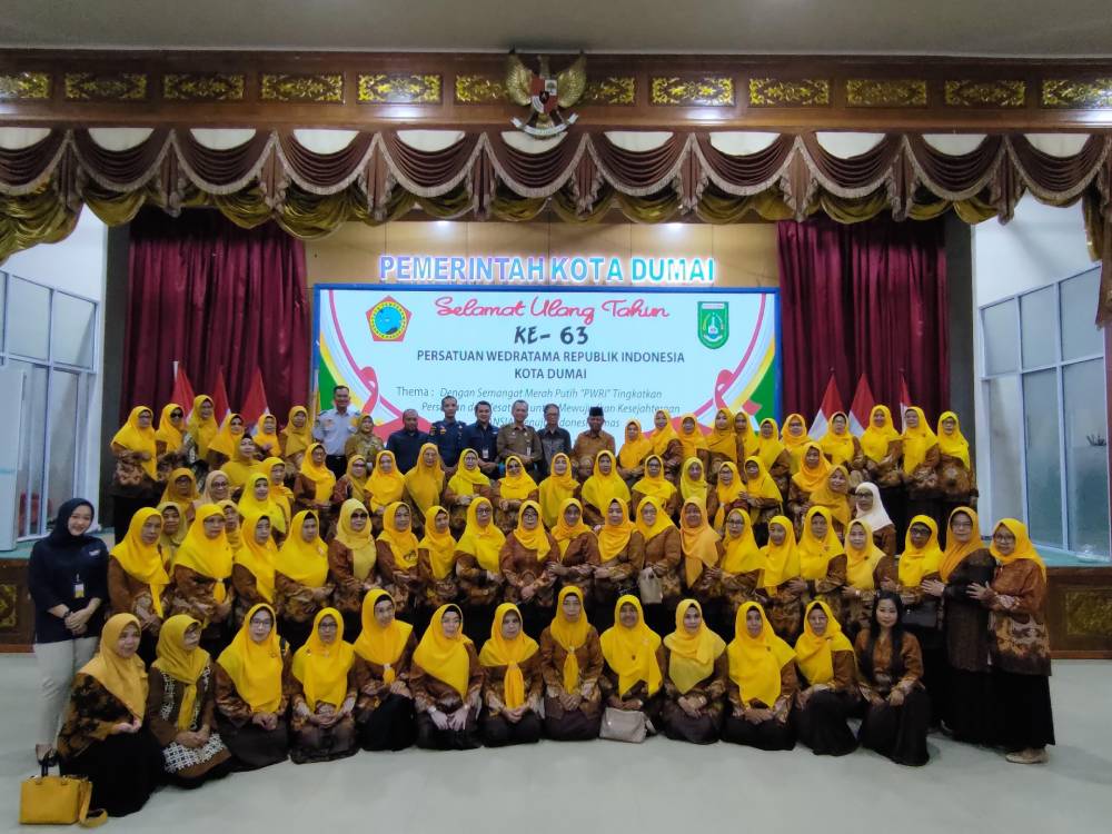 PWRI Dumai Rayakan HUT ke-63, Asisten II: Tetap Menjadi Teladan dan Penyejuk Masyarakat