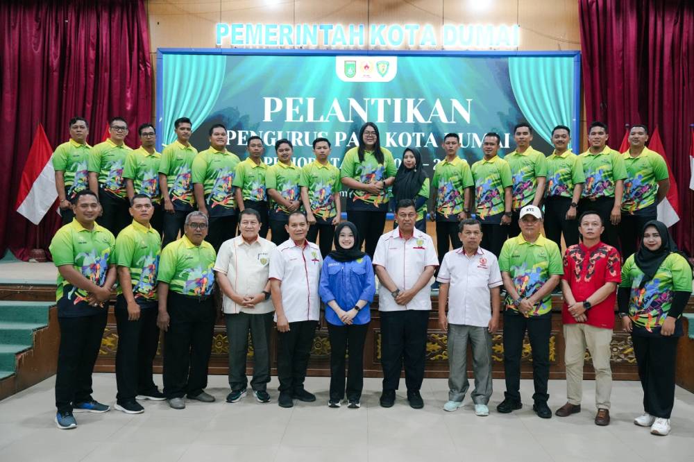 Pengurus PASI Kota Dumai Resmi Dilantik, Wawako Sugiyarto: Kita Yakini Atletik Kota Dumai Semakin Berjaya 