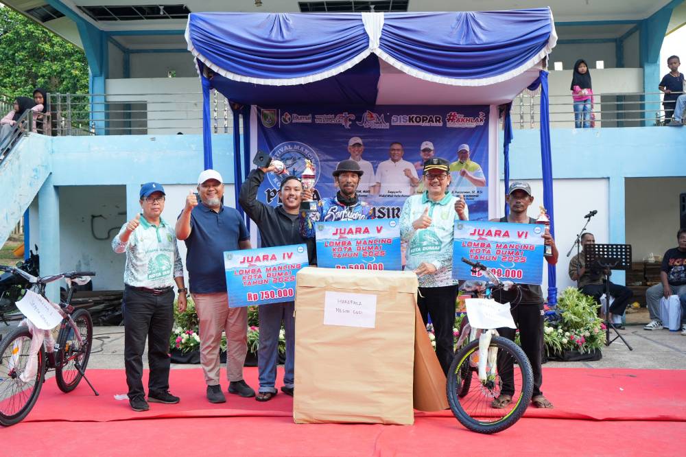 Tangkapan Ikan Pari Seberat 8,05Kg Jadi Pemenang Utama Pada Lomba Mancing, Pemko Dumai Ucapkan Selamat dan Sampaikan Terimakasih Kepada Para Anglers