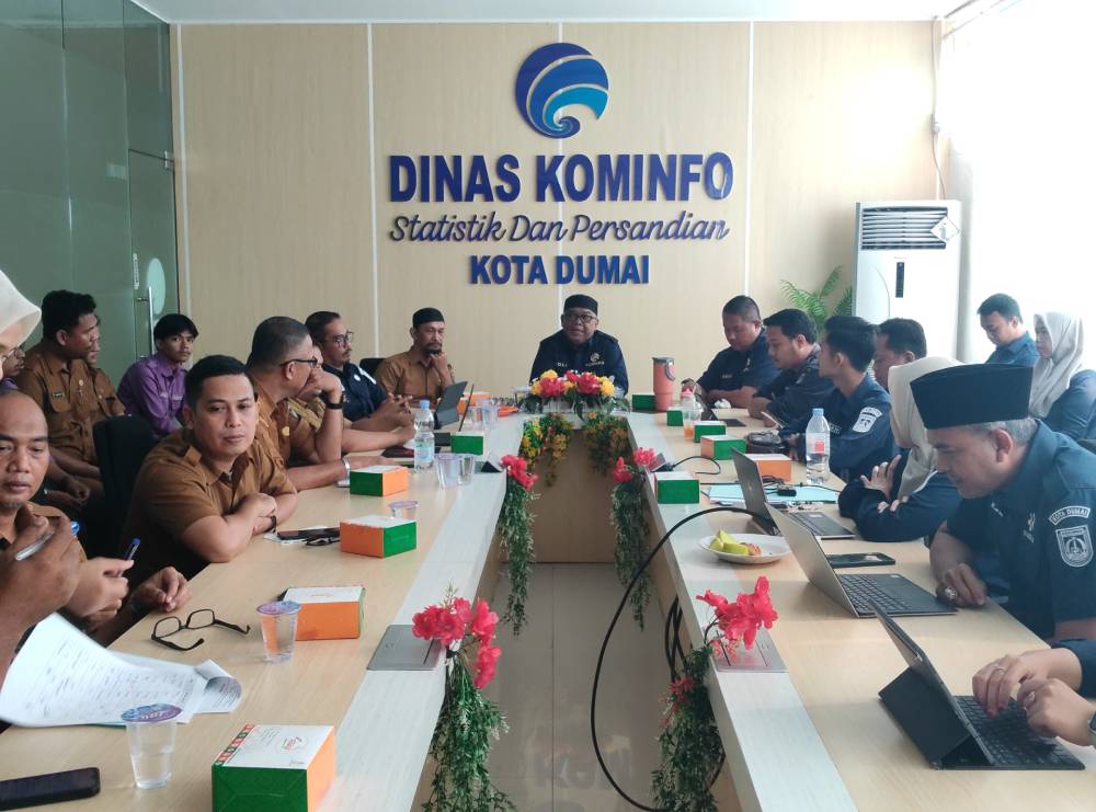 Rapat Berkala SPBE Dumai Soroti Pembagian Kewenangan, Kadiskominfotiksan Tegaskan Pentingnya Akuntabilitas Tiap Perangkat Daerah