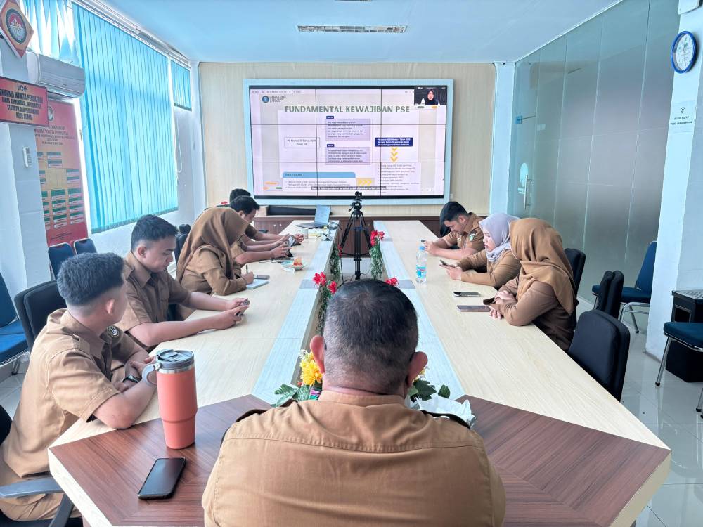 Meningkatkan Keamanan Siber dan Sandi, Pemerintah Kota Dumai Melalui Diskominfotiksan Dumai Ikuti Sosialisasi Coaching Clinic Batch 2