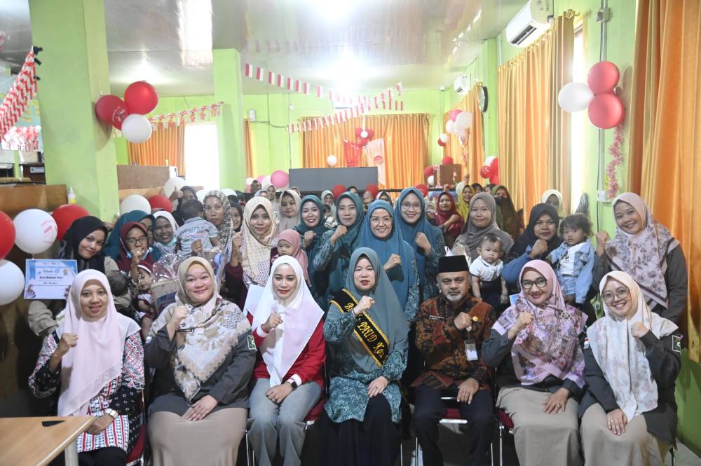 Wujudkan Kebersihan ASI Eksklusif, Puskesmas Dumai Kota Laksanakan Wisuda ASI Kepada Calon dan Ibu Menyusui 