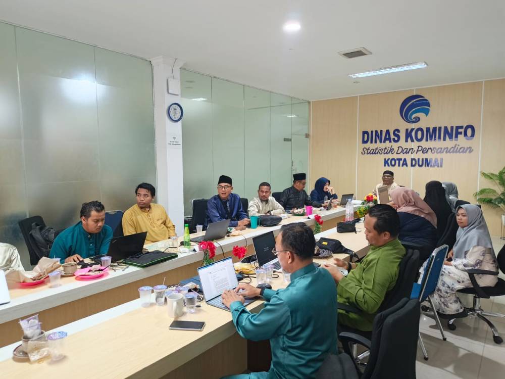 Diskominfotiksan Dumai Submit Penilaian SPBE 2025, Penilaian mandiri Raih Nilai Indeks 4.4 Predikat Memuaskan