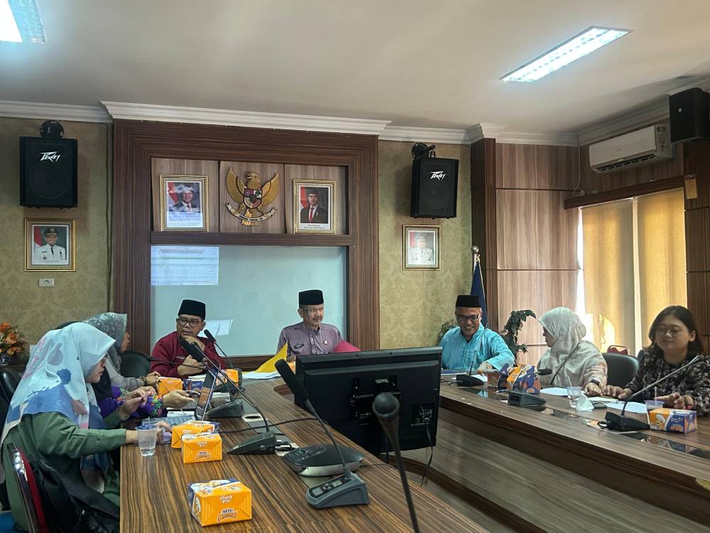 Evaluasi AKIP Pemerintah Kota Dumai Dipimpin Oleh Sekdako, Bahas Laporan Hasil Sementara Triwulan Kedua Tahun 2025