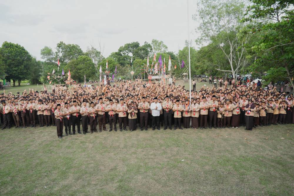 Tutup Rangkaian Lomba Hari Pramuka, Wawako Sugiyarto Apresiasi Semangat Juang Anggota Pramuka Dumai