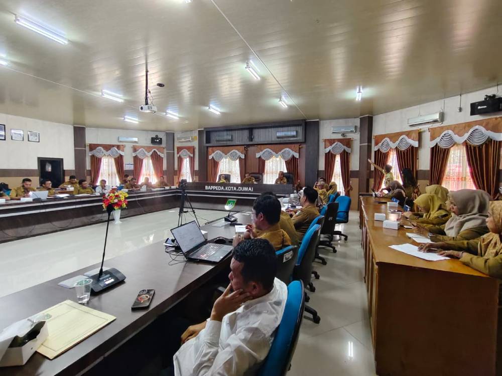 Gelar Pembahasan Progres Pengadaan Tanah Segmen 1, Pemko Dumai Gesa Program Pengendalian Banjir Dari Bantaran Sungai Dumai