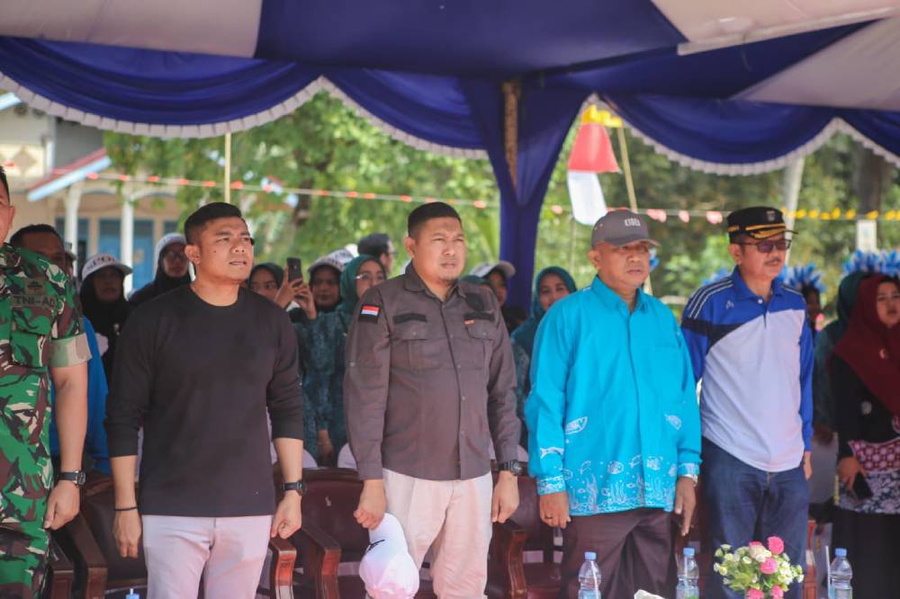 Buka Gebyar Kenduri Kampung Germas Pentahelix Lubuk Gaung, Sekdako: Kedepan Pemko Dumai Targetkan Satu Kecamatan Satu Kampung Germas