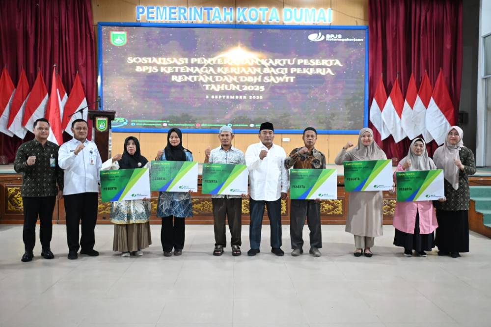 Pemerintah Kota Dumai Komitmen Perkuat Jaminan Sosial Bagi Para Pekerja Rentan 