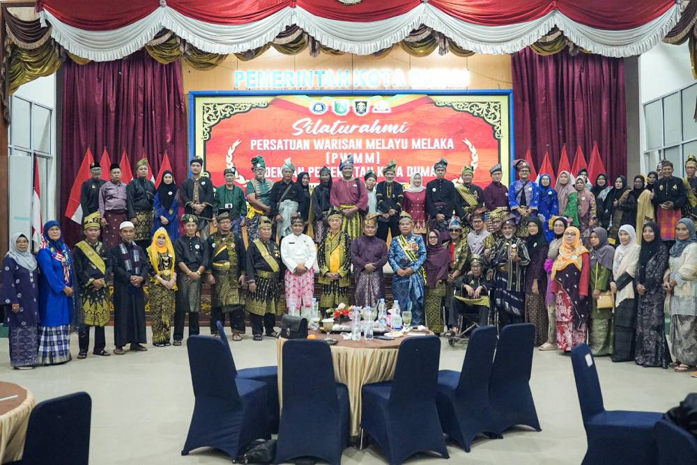Pererat Hubungan Serumpun, Wawako Sugiyarto Sambut Hangat Kunjungan Persatuan Warisan Melayu Melaka di Dumai Kota Idaman