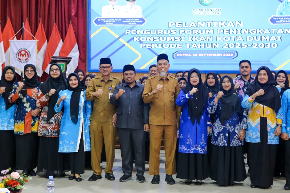 Forum Peningkatan Konsumsi Ikan Kota Dumai Resmi Terbentuk, Wako Paisal Targetkan Peningkatan Konsumsi Ikan Di Kalangan Masyarakat