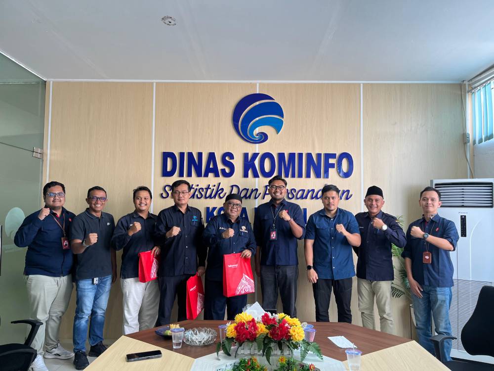 Terima Silaturahmi Dari Telkomsel, Diskominfotiksan Kota Dumai Paparkan Program Diseminasi Informasi dan Promosi Keunikan Kota Dumai