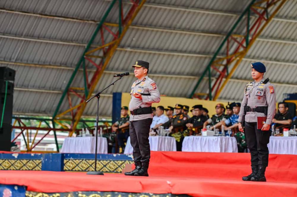 Apel Akbar Satkamling Polda Riau 2025 di Dumai Kota Idaman, Wako H Paisal: Momentum Perkuat Sinergi Jaga Keamanan Lingkungan dari RT/RW