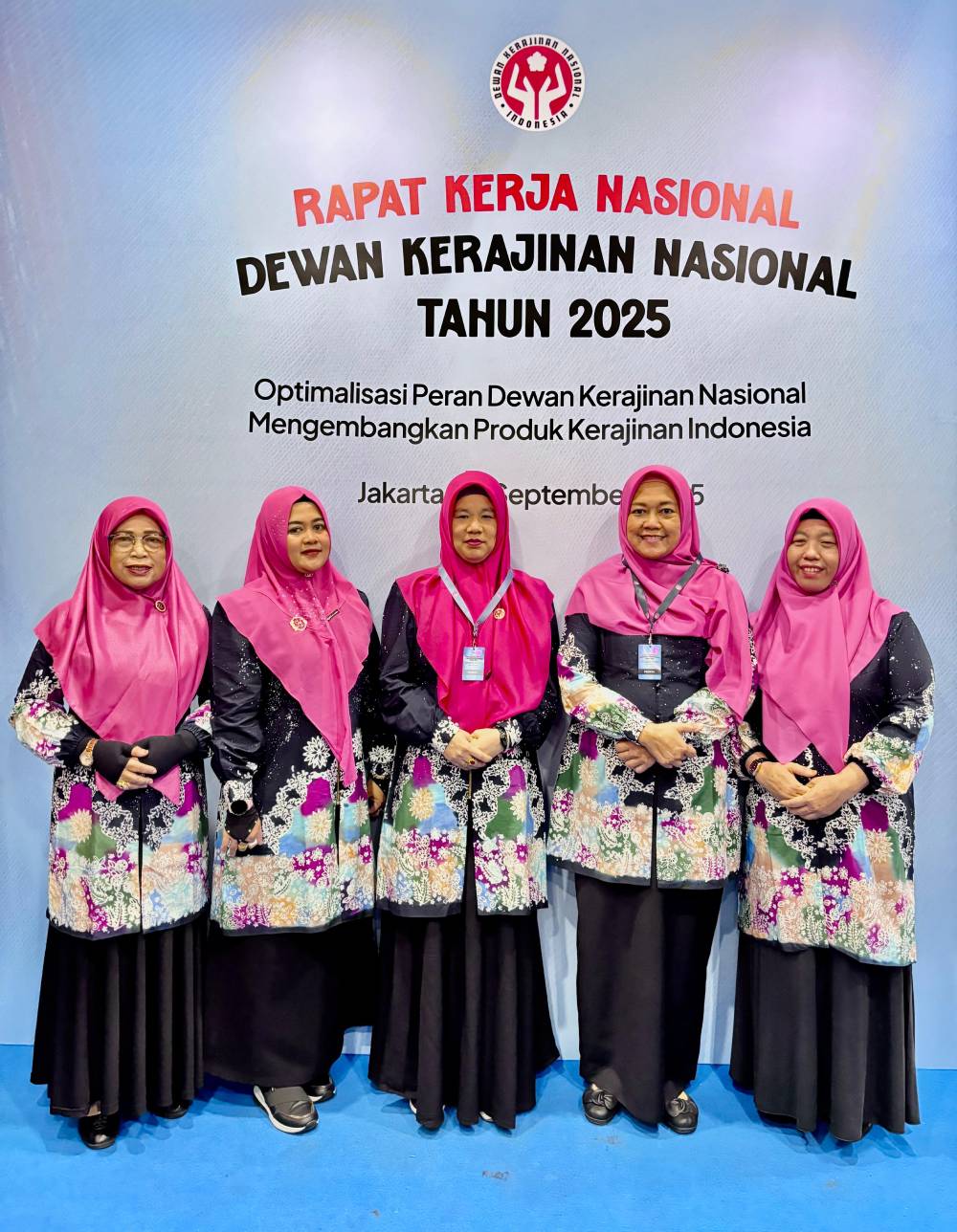 Ketua Dekranasda Kota Dumai Ikuti Rapat Kerja Nasional Dekranas Yang Dibuka Oleh Ketua Umum Selvi Gibran Rakabuming
