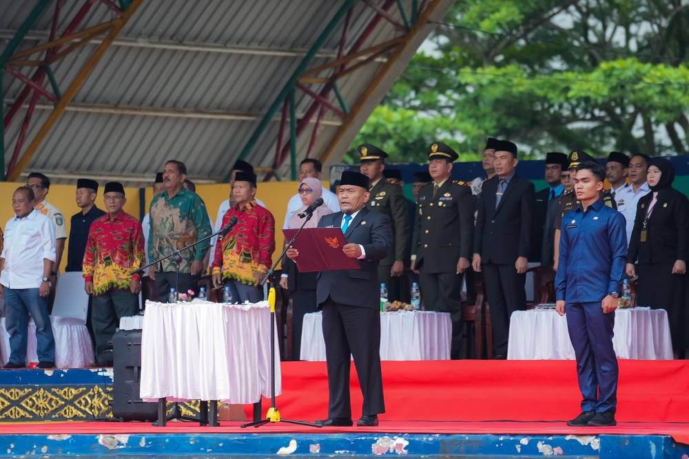 Pimpin Upacara Hari Kesaktian Pancasila, Wakil Wali Kota Sugiyarto: Semangat Pancasila Menguatkan Persatuan di Kota Dumai