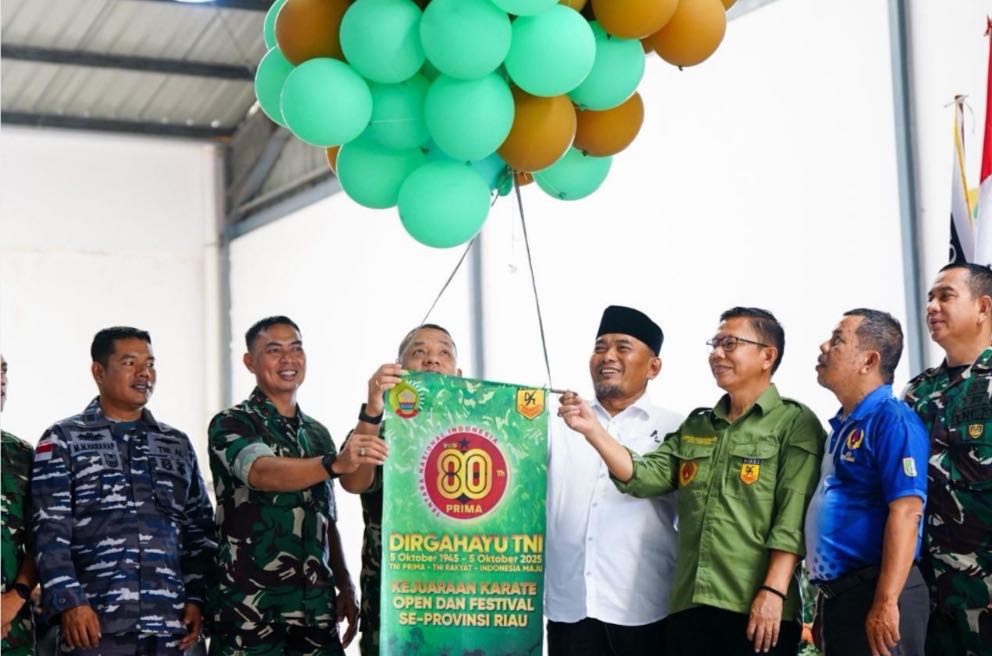 Tarik Minat 530 Peserta Dari se-Provinsi Riau, Kodim 0320 Langsungkan Kejuaraan Karate Terbuka Dalam Rangka Peringatan HUT TNI Ke-80