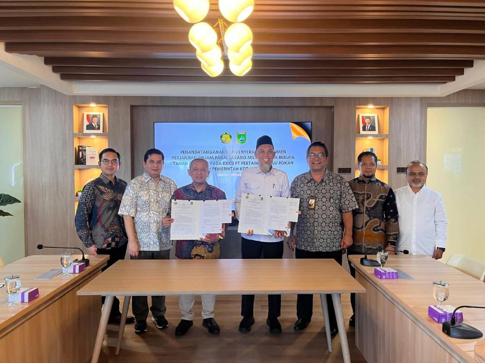 Pemko Dumai dan Kementerian ESDM Teken Pinjam Pakai BMN dengan PT PHR, Wako H. Paisal: Wujudkan Pembangunan Berkelanjutan di Dumai Kota Idaman