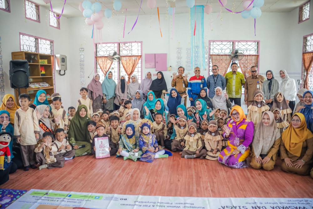 Bunda Paud & Literasi Riau dan Dumai Menyapa Anak-Anak TK Bazma Brilliant Dumai: Bermain dan Mendongeng Penuh Keceriaan