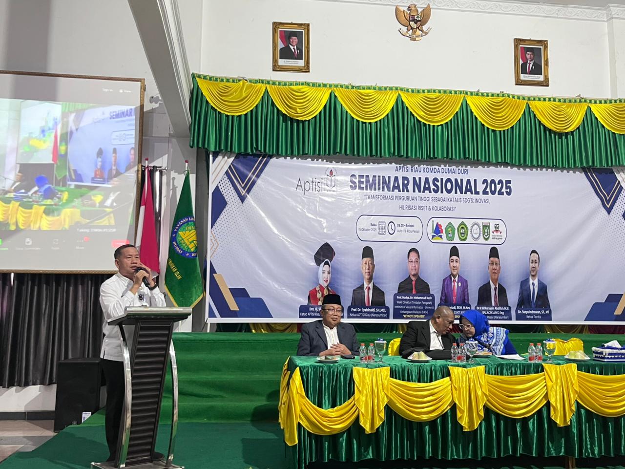 Seminar Nasional APTISI Dumai-Duri, Kolaborasi Perguruan Tinggi dan Pemerintah untuk Pendidikan Tinggi yang Berkualitas