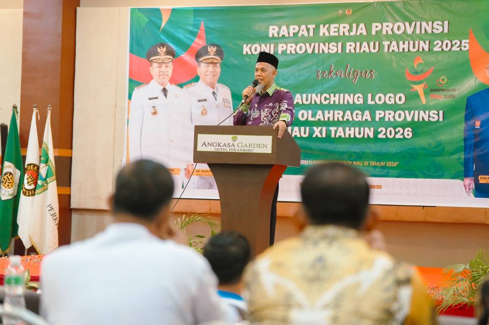 Di Raker KONI Riau, Wali Kota Paisal Tekankan Komitmen Dumai untuk Porprov 2026
