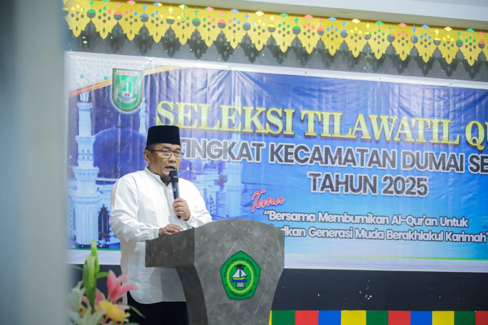 STQ Kecamatan Dumai Selatan 2025 Resmi Dibuka, Wawako Dorong Generasi Muda Cintai Al-Qur’an