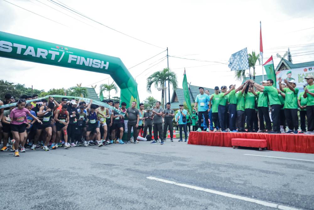 Kartika Run Kodim 0320 Dimeriahkan Ribuan Peserta, Wako Paisal Beri Apresiasi dan Ajak Keterlibatan Semua Pihak