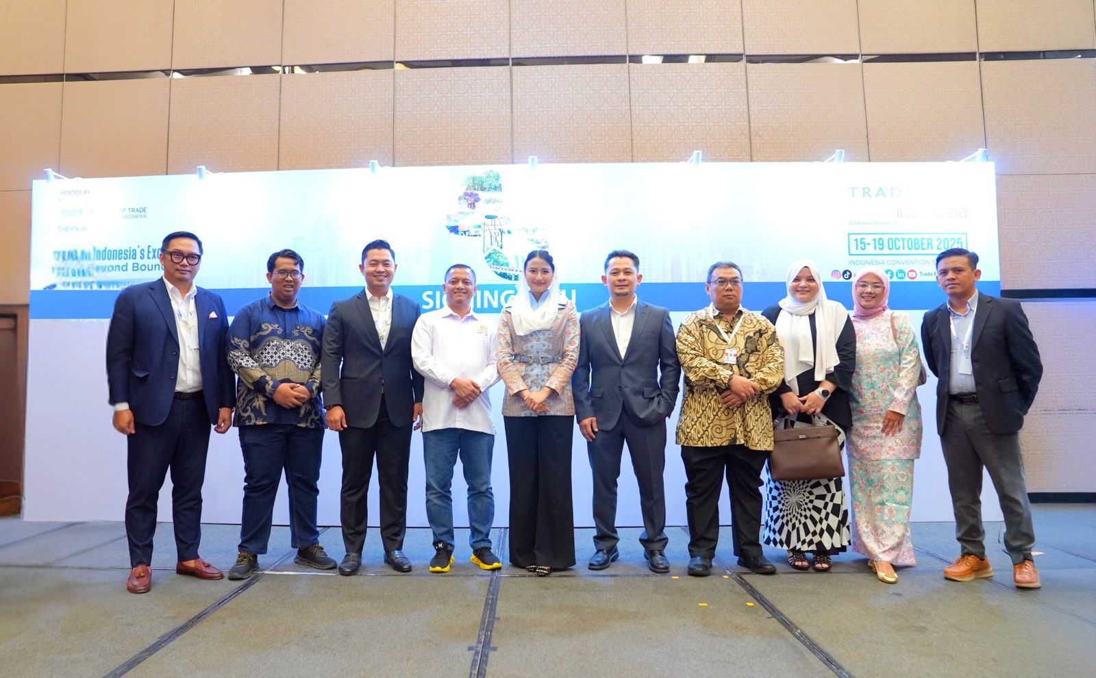 KADIN Kota Dumai Jembatani Investasi Fasilitas Teknologi Hijau Dalam Trade Expo Indonesia 2025 Dengan Perusahaan Asal Malaysia