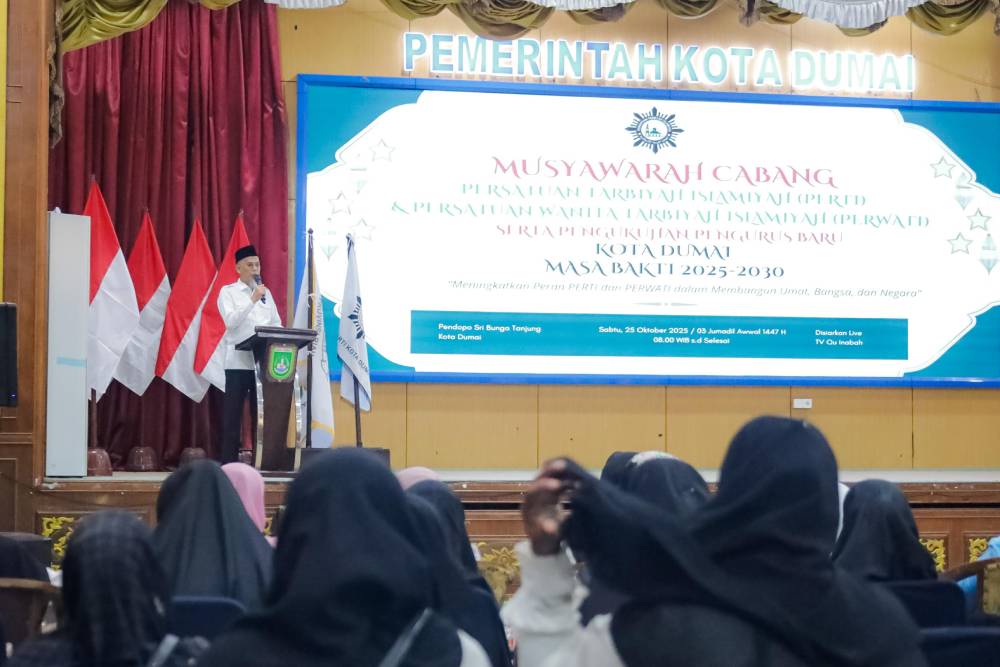 Wali Kota Dumai Dorong PERTI dan PERWATI Perkuat Peran Dakwah dan Pendidikan Islam