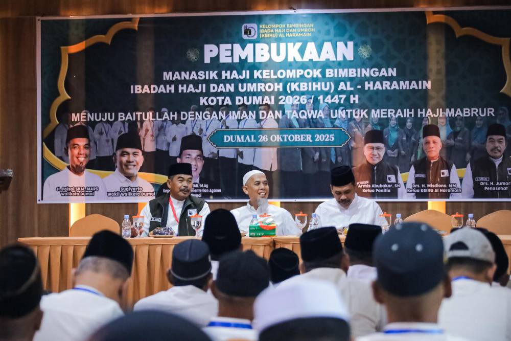Wali Kota Dumai H. Paisal Buka Manasik Haji 2026: Ajak Jamaah Siapkan Fisik dan Mental Menuju Tanah Suci