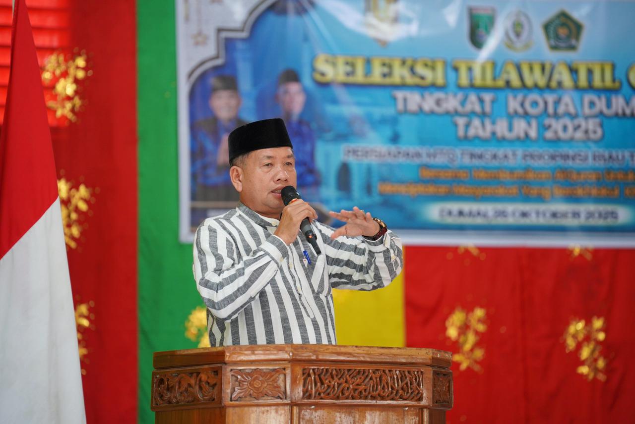 STQ Kota Dumai 2025 Resmi Dibuka, Ajang Pembinaan Akhlak dan Pencarian Bibit Qari Qariah Berprestasi