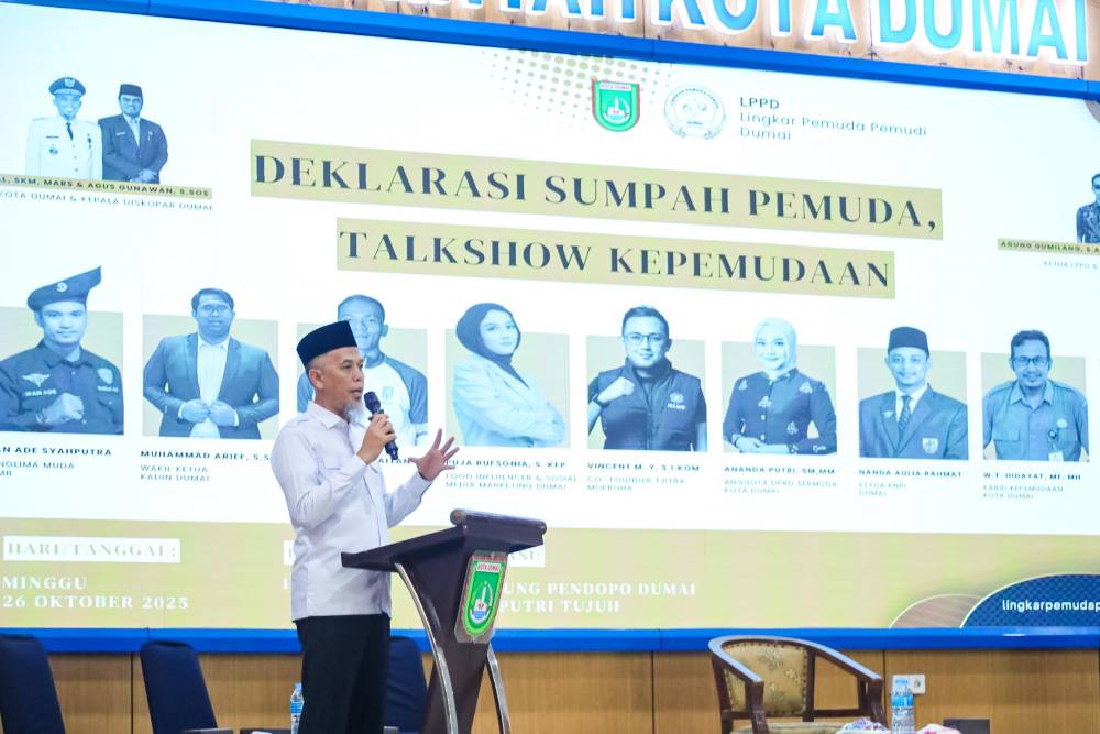 Semangat Sumpah Pemuda, Wali Kota Dorong Generasi Muda Dumai Berinovasi dan Bersatu