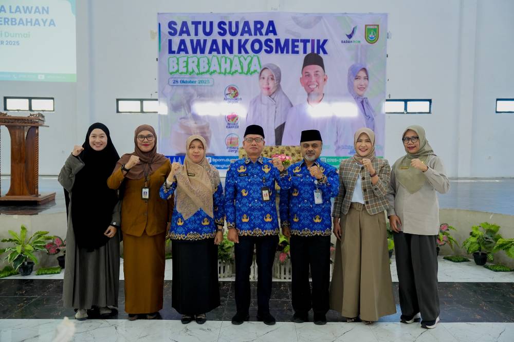 Gelar Sosialiasi “Satu Suara Lawan Kosmetik Berbahaya”, BPOM Dumai : Langkah Menuju Keamanan Dan Kesehatan