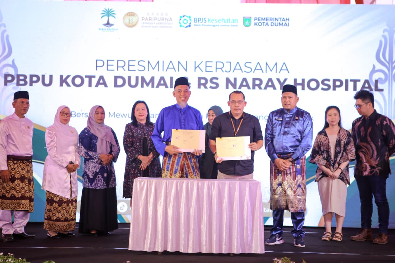 Hadiri Penandatangan Kerjasama BPJS Kesehatan dan Naray Hospital, Wako Paisal: Naray Hospital Akan Semakin Prima Dalam Memberikan Layanan Kesehatan 
