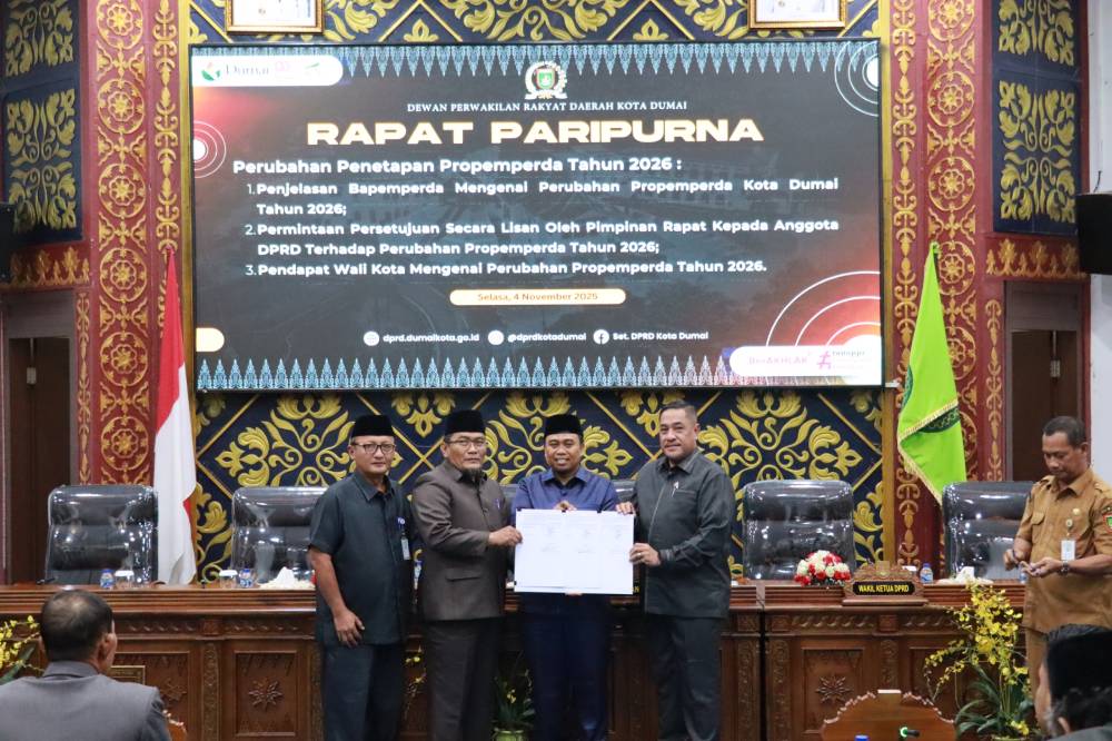 DPRD dan Pemko Dumai Sepakat! Propemperda 2026 Dumai Bertambah Jadi 15 Ranperda, Berikut Rinciannya