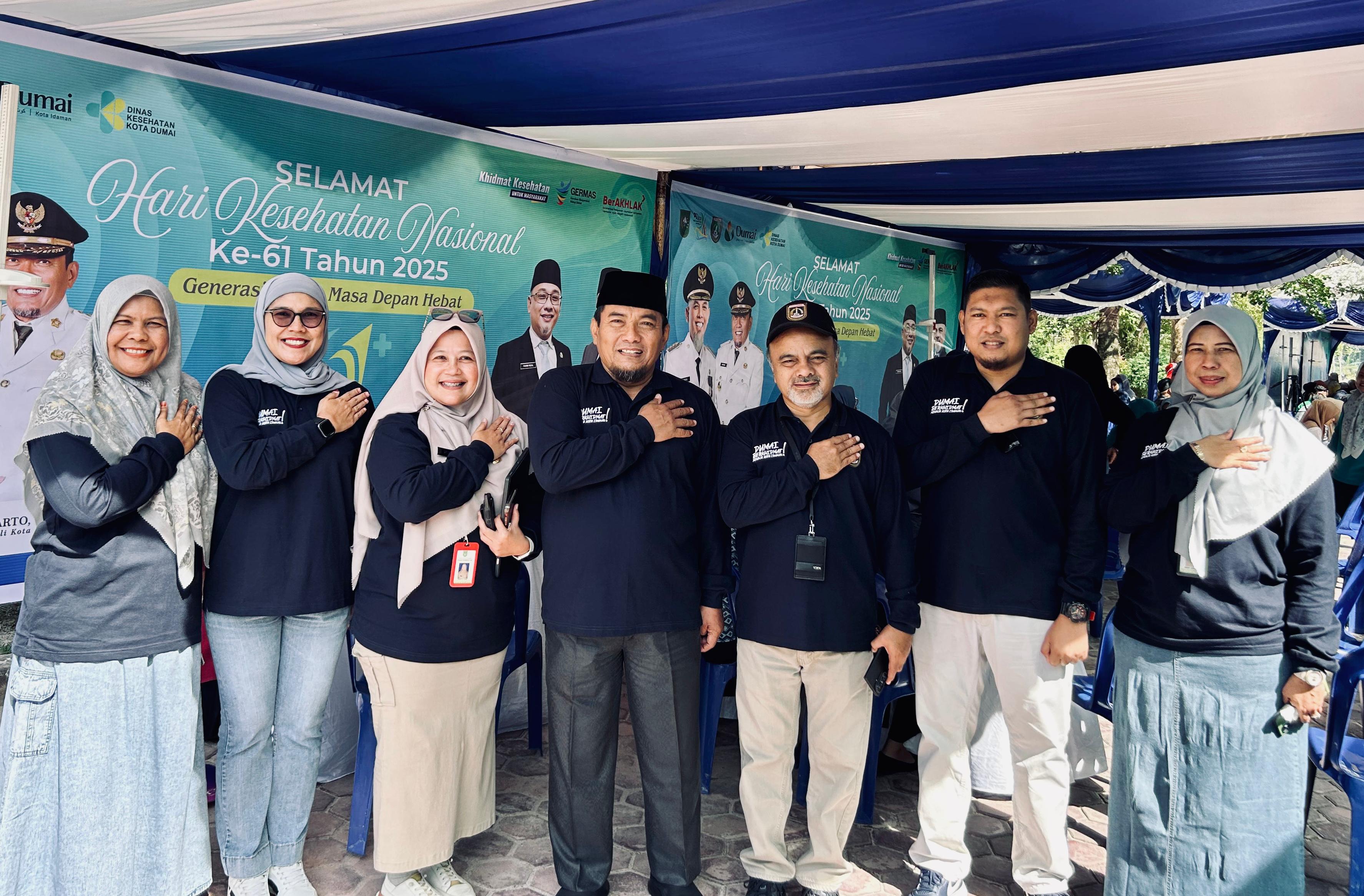 Peringati Hari Kesehatan Nasional, Dinkes Kota Dumai Laksanakan Cek Kesehatan Gratis Untuk ASN Pemerintah Kota Dumai