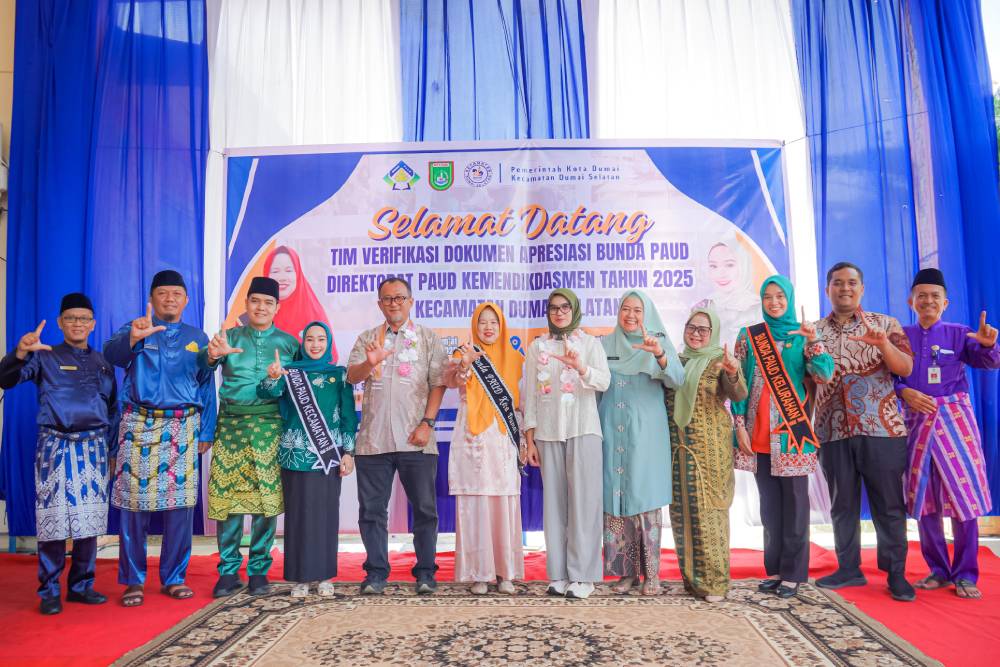 Bunda PAUD Dumai Selatan Wakili Provinsi Riau dalam Penilaian Apresiasi Bunda PAUD Tingkat Nasional